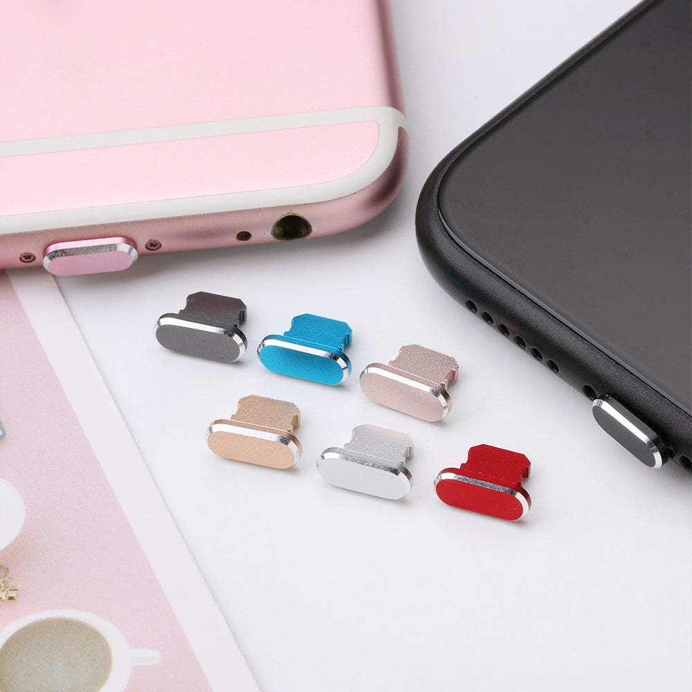 Aluminum Dust Plugs for iPhone - Global Haven