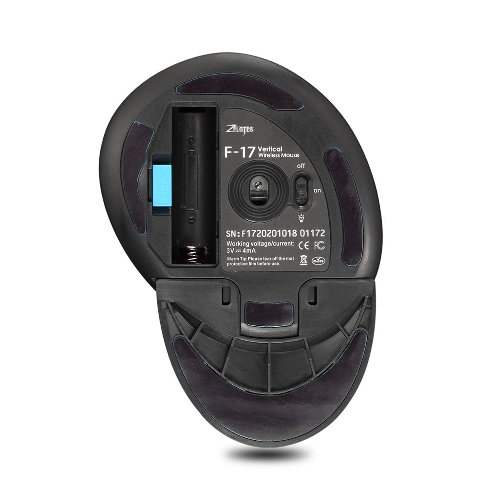 ZELOTES F17 – Vertical Ergonomic Wireless Mouse - Global Haven