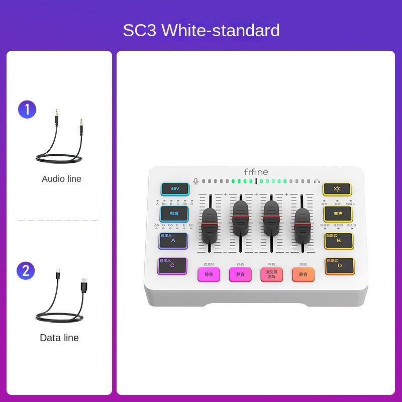 FIFINE Microphone + Sound Card - Global Haven
