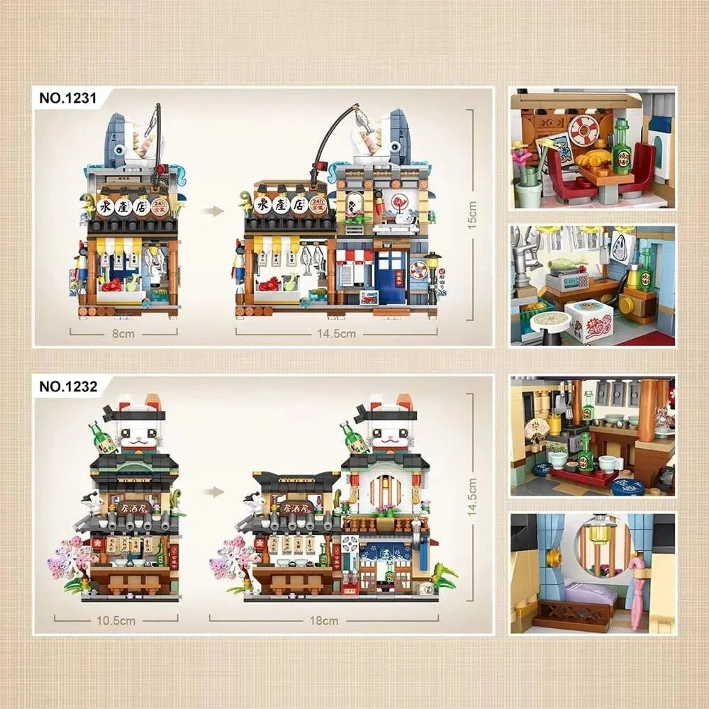 LEGO City – 4 PACK Buildings (2969 Pcs) - Global Haven