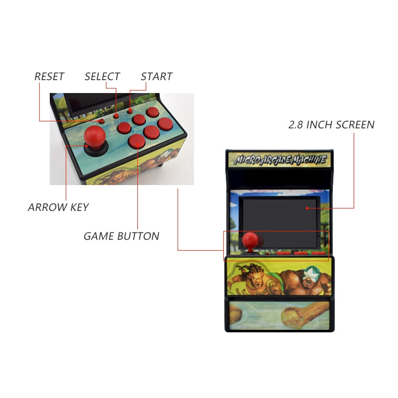 Mini Handheld Arcade Console - Global Haven