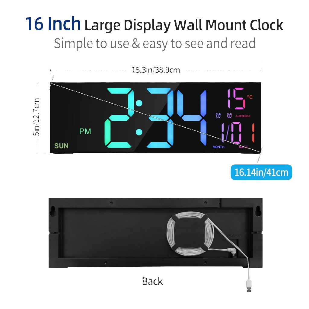LED Alarm Clock - Global Haven