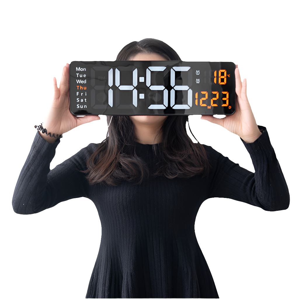 LED Wall Clock + Remote - Global Haven