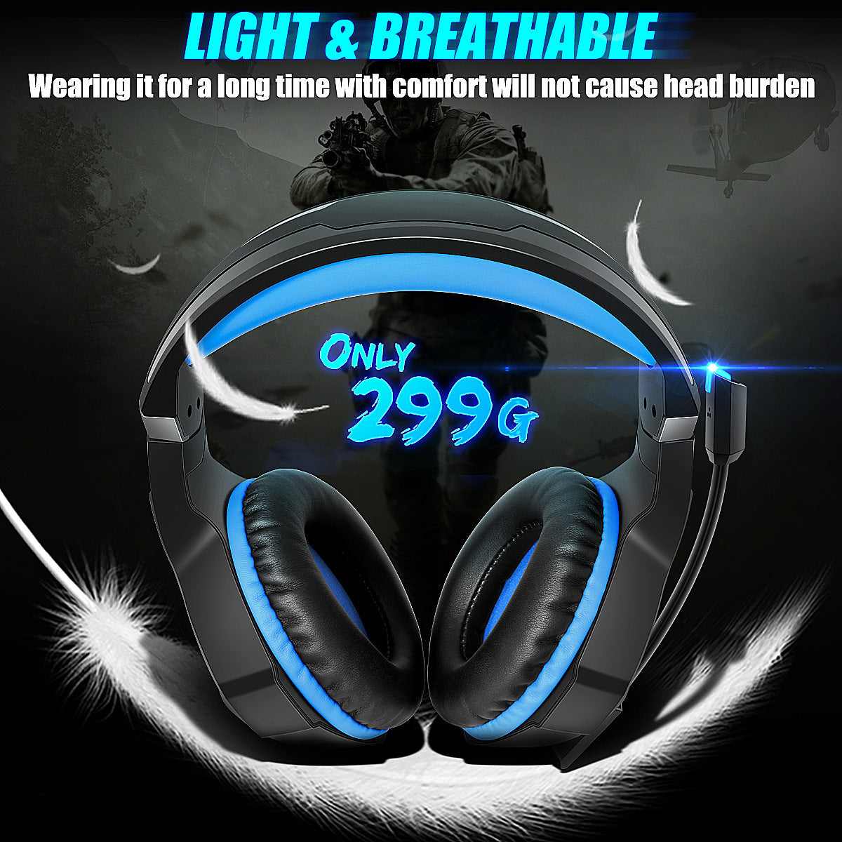 LED Gaming Headset with Microphone - Global Haven