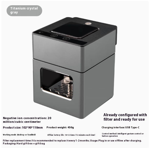 High-end Smart Purifying Ashtray - Global Haven