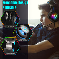 LED Gaming Headset with Microphone - Global Haven