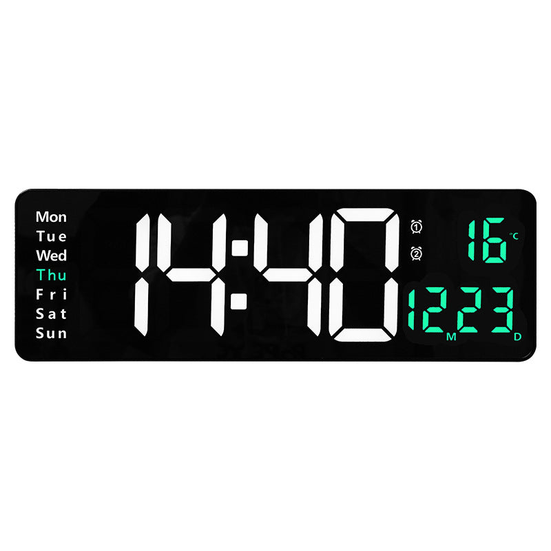 LED Wall Clock + Remote - Global Haven