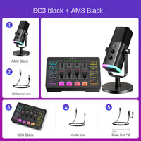 FIFINE Microphone + Sound Card - Global Haven